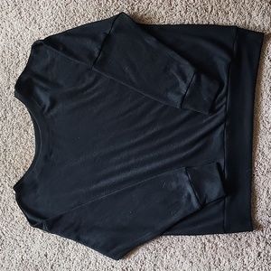 Womens pullover waffle sweatshirt XL